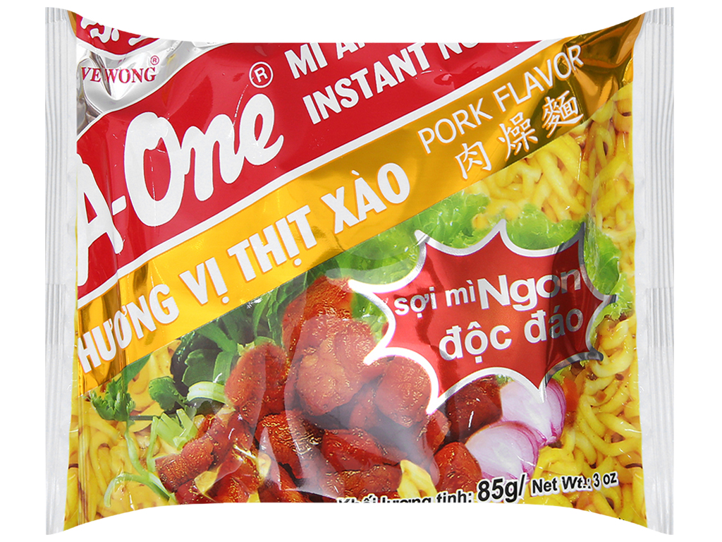 Mì Aone thịt xào gói 85g Thùng 30 gói